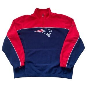 ❗️SOLD❗️Reebok NFL New England Patriots 1/4 Zip Fleece